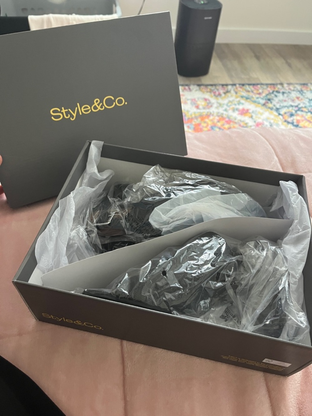 Style & Co. Open-Toe Slingback Heels - Picture 7 of 7